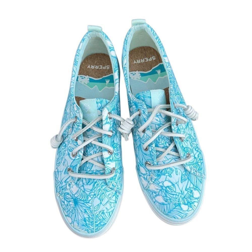 Sperry Women's Crest Vibe Platform Sneaker Shoes in Blue Size 9.5 - Picture 2 of 9